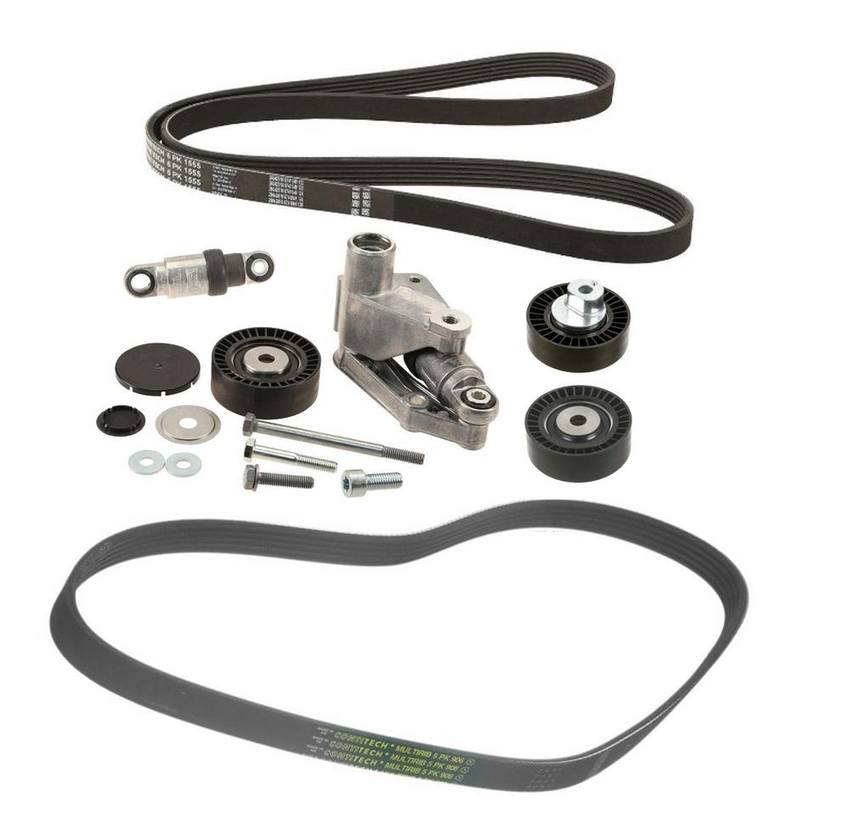 BMW Accessory Drive Belt Kit 11287841228 - INA 3084292KIT